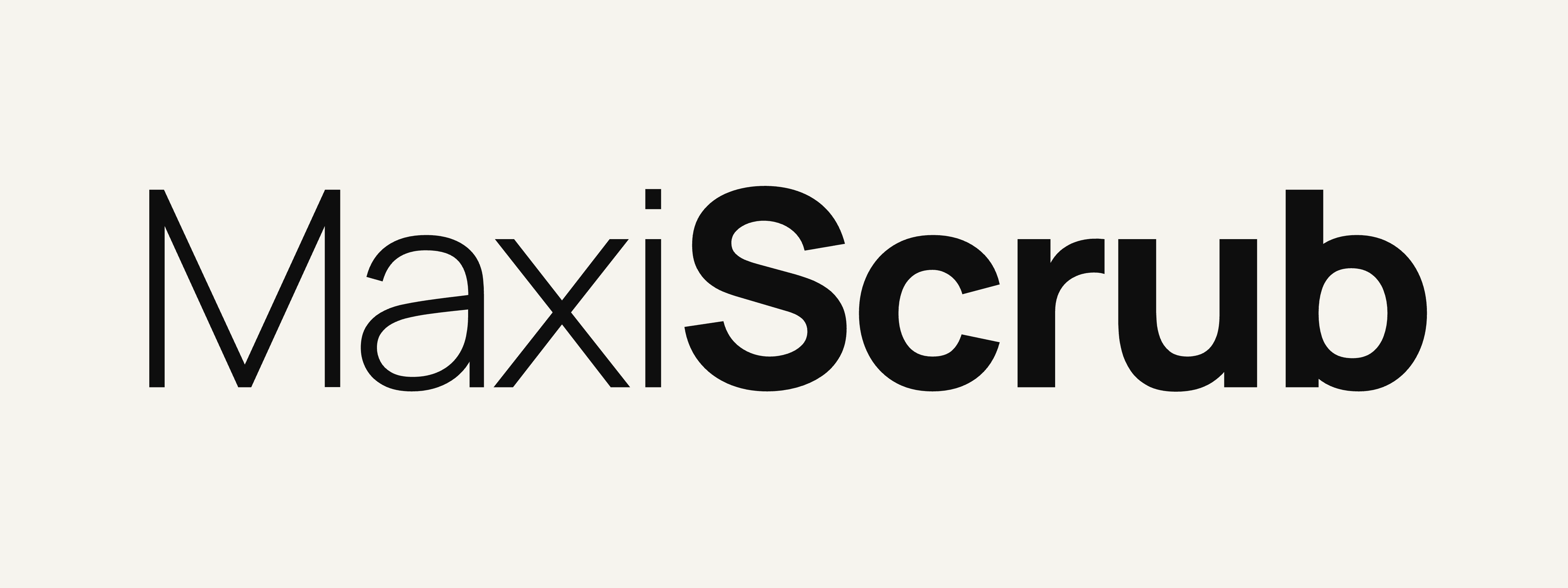 MaxiScrub 标识